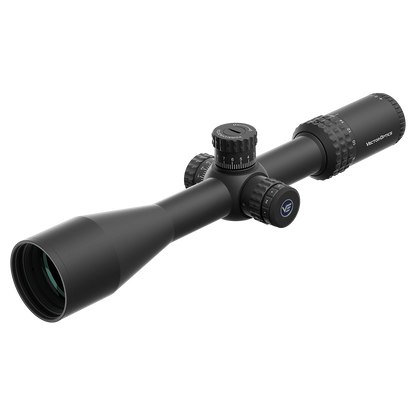 Tauron 4-16x44 SFP SCOL-45 Zielfernrohr mit taktischen Türmen und robustem Gehäuse, perfekt für Sportschützen und Jäger.