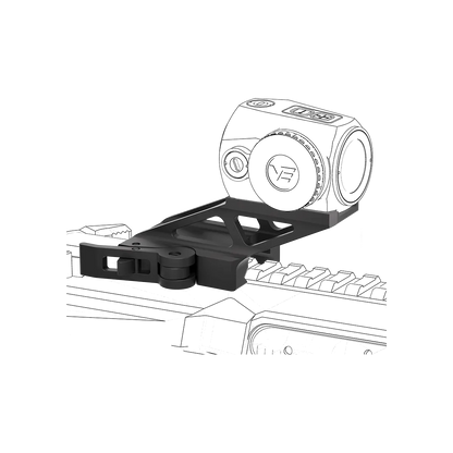 QD Montage RUM (T1/T2) Picatinny Höhe 32.5mm (RD69-QD01) Vector Optics mit offenem Design und Schnellverschluss für einfache Montage