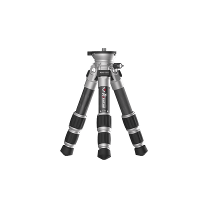 Kompakter Tripod aus Karbon (RSCF-T01) von Vector Optics Schweiz mit kurzen, stabilen Beinen für Tischaufnahmen und Outdoor-Fotografie.