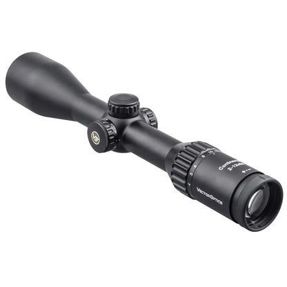 Jagd-Zielfernrohr Continental X6 2–12×50 mit variabler Vergrößerung und SFP VET-10 BDC Absehen für hohe Lichttransmission und Zielgenauigkeit.