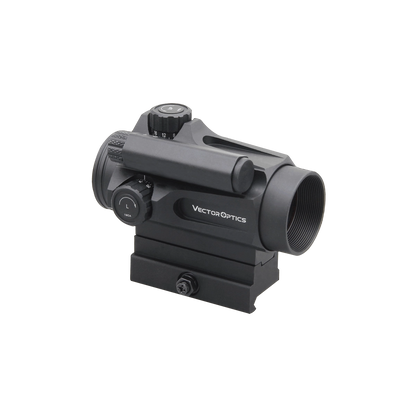 Rückansicht des Nautilus 1x30 Schnellverschluss Visiers mit Höhen- und Seitenverstellung, ideal für präzises Zielen auf AR Plattformen.
