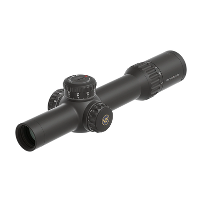 Continental x10 1-10x28 Zielfernrohr für Jagd & Taktik mit FFP-Absehen, robustem Gehäuse und präziser Verstellung für Langwaffen.