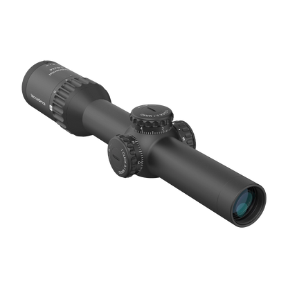 Vector Optics Continental X6 1–6×24 Tactical Zielfernrohr mit beleuchtetem Absehen und robustem Gehäuse für präzises Schießen.
