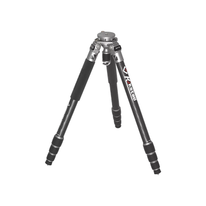 Leichtes Reise-Stativ Tripod aus Karbon lang (RSCF-T02) von Vector Optics mit verstellbaren Beinen und robuster Bauweise.