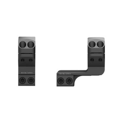 Seitliche Ansicht der Alu-Ringe Cantilever 30mm mit präziser 11mm Dovetail-Befestigung, robust und korrosionsbeständig verarbeitet.