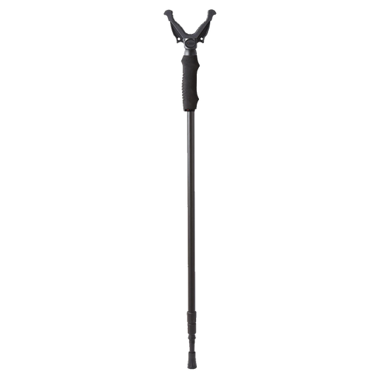 Monopod RSGR-01 von Vector Optics mit ergonomischem Griff und V-Mount für flexible Jagd- und Sporteinsätze. Leicht und höhenverstellbar.