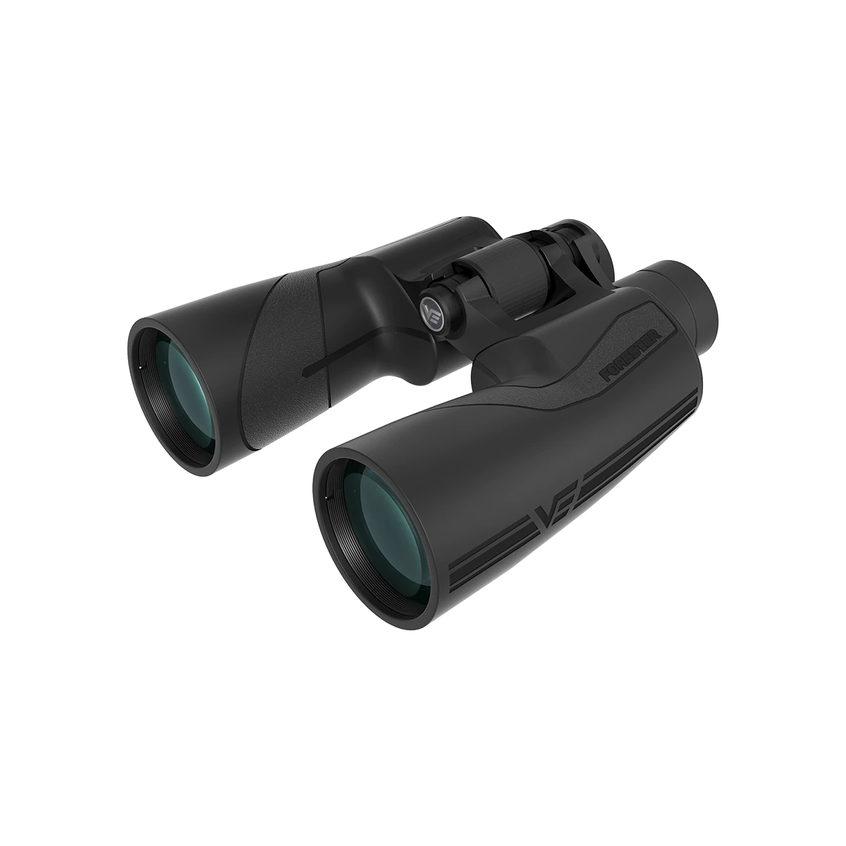 Forester 7x50 Fernglas mit großem Sehfeld und robuster Bauweise in seitlicher Perspektive. Ideal für Outdoor-Aktivitäten, kompakt und wasserdicht.