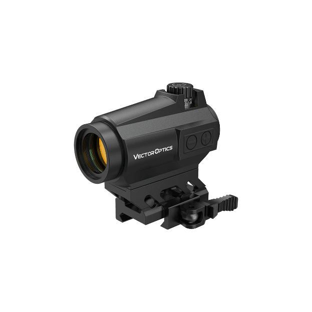 Maverick-II Plus Red Dot Sight von Vector Optics mit robustem Aluminiumgehäuse und Schnellspannmontage für präzises Zielen bei Tag und Nacht.