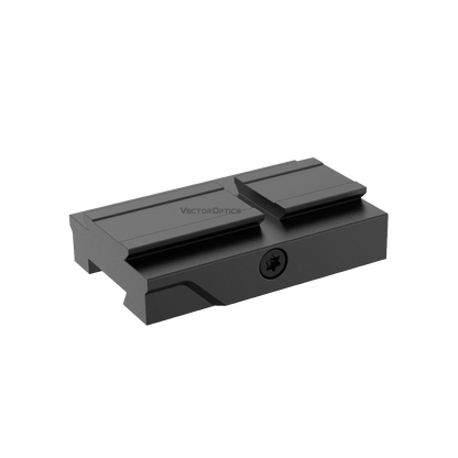 Montage VOD 11mm Dovetail - Vector Optics Adapter für Red Dot Visiere mit VOD Footprint, passend für 11mm Prismenschienen.