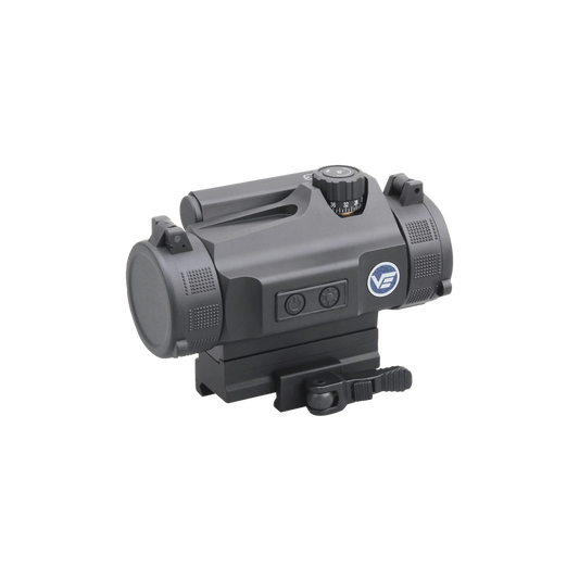 Nautilus 1x30 Schnellverschluss Red Dot Visier mit kompaktem Design und automatischer Helligkeit, ideal für AR Waffenmontage.