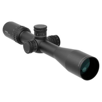Orion Pro Max 4-16x44 Zielfernrohr mit robustem Gehäuse und fein einstellbaren Türmen für präzise Schussabgabe im Jagd- und Sportschützenbereich.