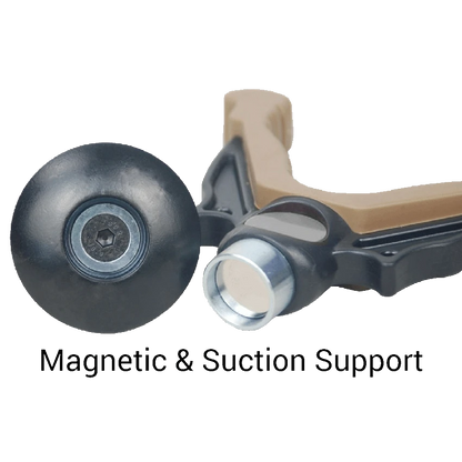 Magnet- und Saugnapfhalterung des Bipod RSGR-05 - Vector Optics LIT V Mount für sicheren Halt der Waffe bei der Jagd.