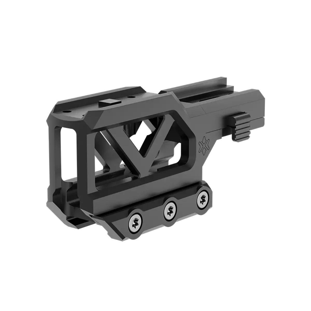 Einzelne Magnifier Montage von Vector Optics für Gewehre, kompatibel mit Maverick Flip-Magnifier, bietet hohe Stabilität und Flexibilität.