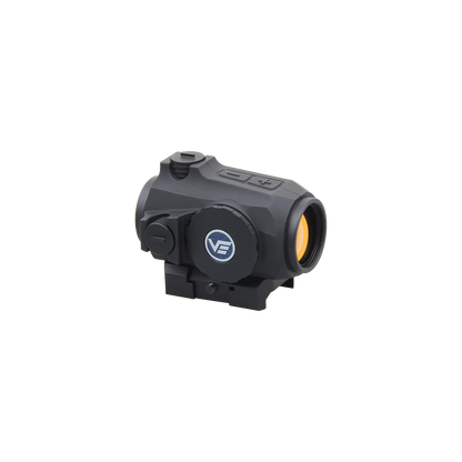 Seitliche Ansicht des Maverick IV 1x20 Reflexvisiers mit geschlossener Bauform und gummiertem Gehäuse für optimale Haltbarkeit.