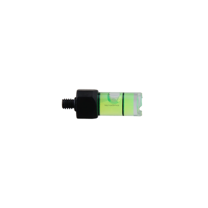 Wasserwaage X-Accu Cantilever SCACD-22 mit grünem Libellenkörper und M4-Gewinde zur einfachen Montage an Zieloptiken, Anti-Cant System.