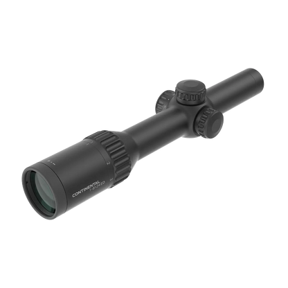 Hochwertiges Zielfernrohr Continental X8 1–8×24 SFP mit 8-facher Vergrößerung und klarer ED-Optik für präzise Zielerfassung.