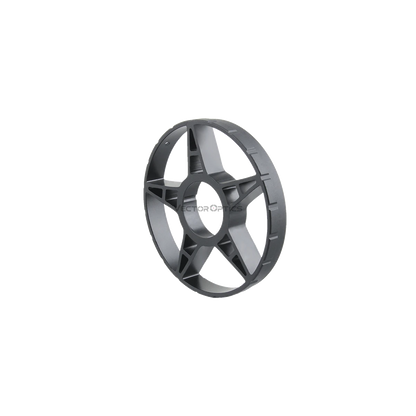 Parallaxenrad Universal - Parallaxenseitenrad aus Aluminium mit sternförmigem Design, passend für 32-34mm Fokusknoepfe von Zielfernrohren.