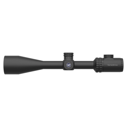 Hugo 6-24x50GT SFP Zielfernrohr - Vector Optics mit seitlichem Parallaxenausgleich und taktischen Türmen für präzises Schießen auf weite Distanzen.