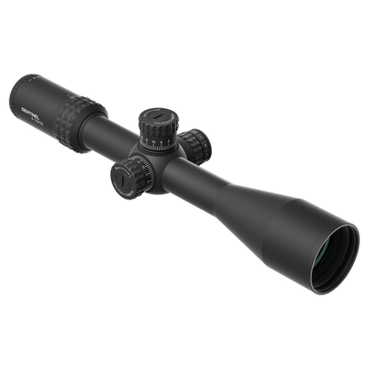 Tauron 4-16x44 SFP SCOL-45 Zielfernrohr mit MIL-Verstellung und HD-Optik, geeignet für präzise Zielerfassung auf weite Distanzen.
