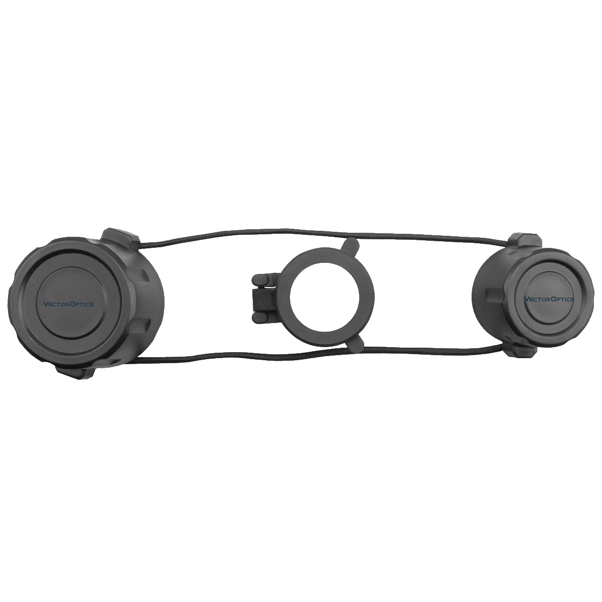 Zubehör des Forester 1–4×24 SFP Zielfernrohrs inklusive Flip-Up-Schutzkappen und Montagehalterung für einfache Installation.