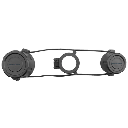Zubehör des Forester 1–4×24 SFP Zielfernrohrs inklusive Flip-Up-Schutzkappen und Montagehalterung für einfache Installation.
