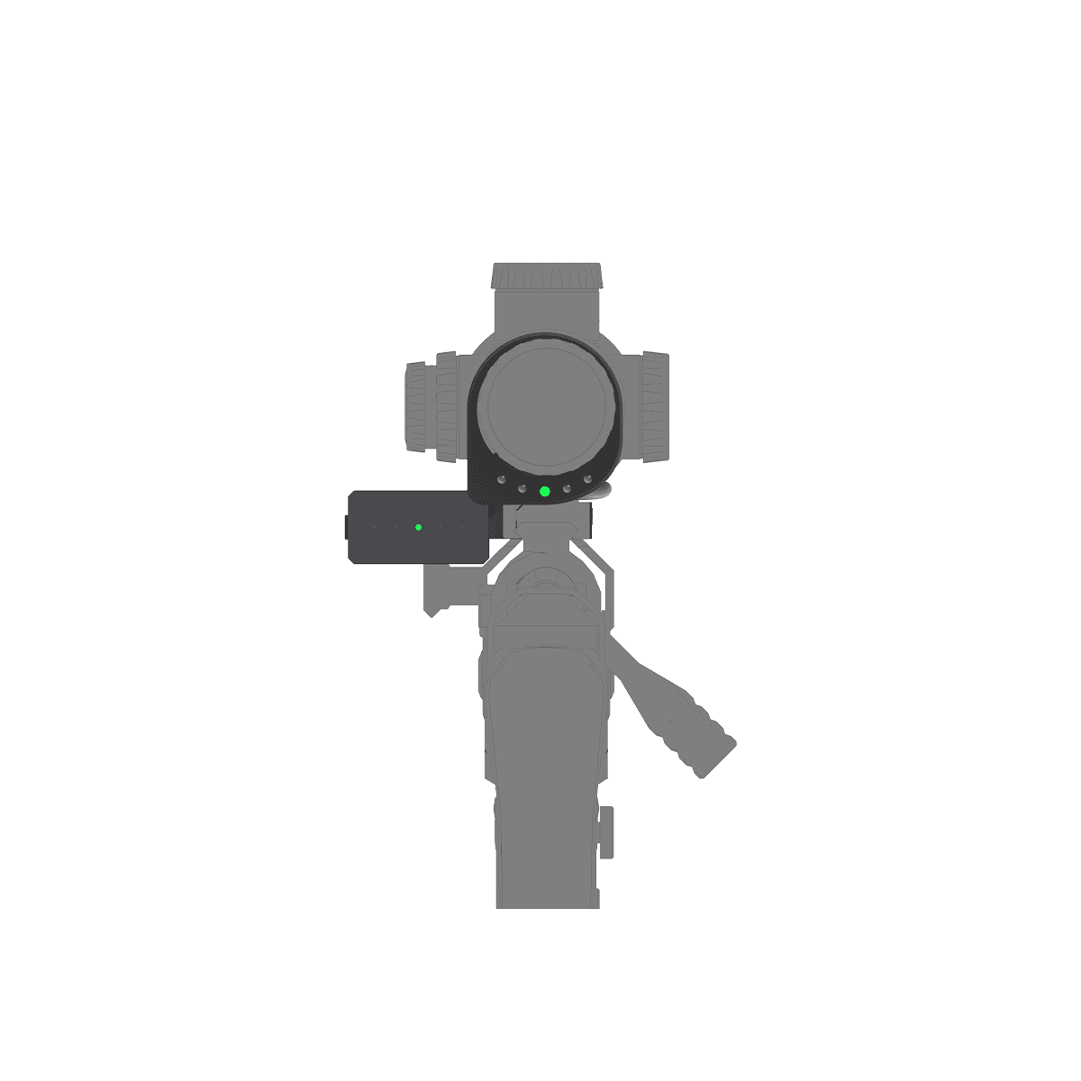 Elektronische Wasserwaage SCACD-28 für Schützen, kompakte Optik-Zubehör mit LED-Anzeige