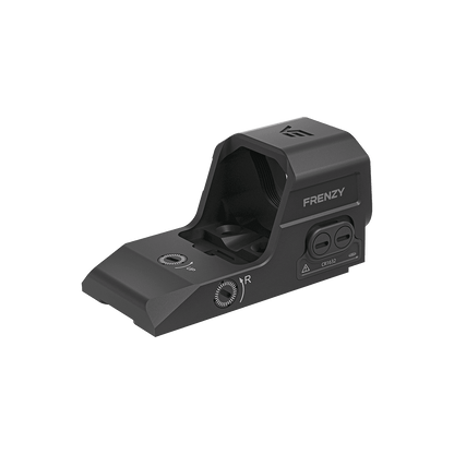 Frenzy MOS Red Dot Sight mit ergonomischem Design und seitlicher Steuerung, perfekt für taktische Anwendungen auf Glock MOS.