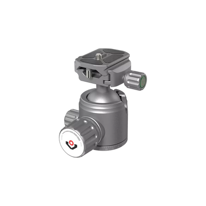 38mm Kugelkopf Kit für Stativ RSCF-T01 mit Schnellwechselplatte und präziser 360° Drehfunktion, ideal für Fotografie und Beobachtung.