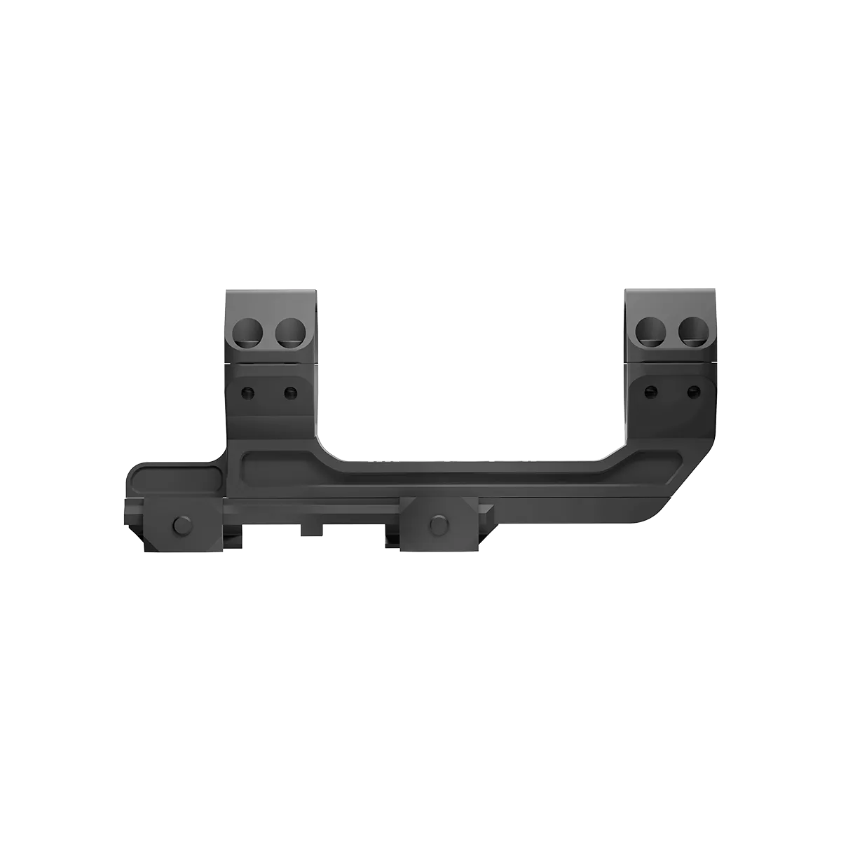 Profilansicht der Cantilever-Montage mit 38mm Höhe und 30mm Rohrdurchmesser, ideal für präzise Waffenoptik-Anpassung.