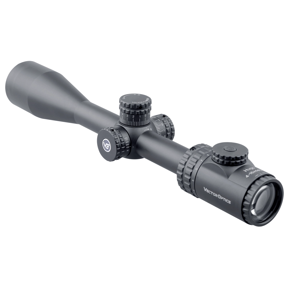 Matiz 6-18x44 SFP Zielfernrohr mit VOW-10BDC Absehen und griffigen Einstellrädern für optimale Zielgenauigkeit bei der Jagd.
