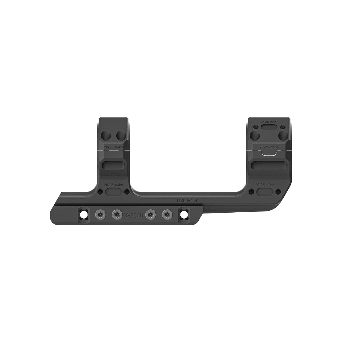 30mm Cantilever | Höhe 38mm | 0MOA Vorneigung (XASR-3076)