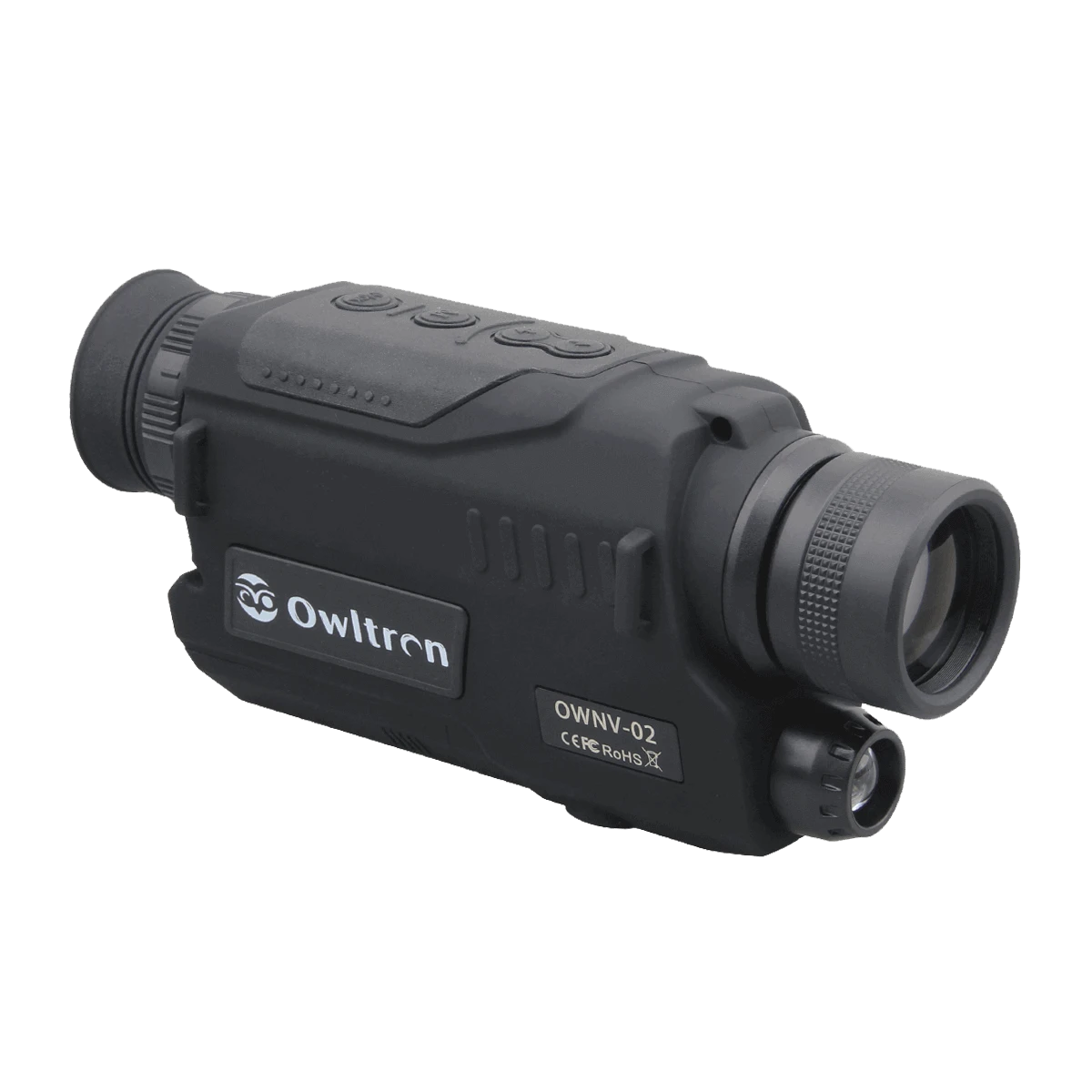 Digitales Monokular Owlset 5x32 OWNV-02 von Owltron mit CE-Kennzeichnung, ideal für nächtliche Beobachtungen bis 200 m.