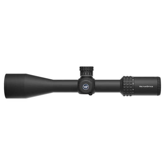 Tauron 4-16x44 SFP SCOL-45 Zielfernrohr mit HD-Bild und MIL-Verstellung in Seitenansicht, ideal für präzises Schießen bei Tageslicht.