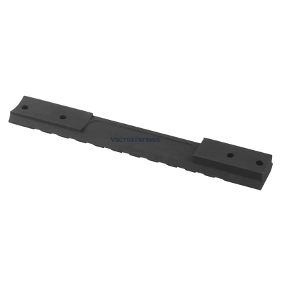 Unterseite der Remington 700 Long Action Montage aus Stahl SCRA-64, stabile Konstruktion für sichere Waffenmontage von Vector Optics.