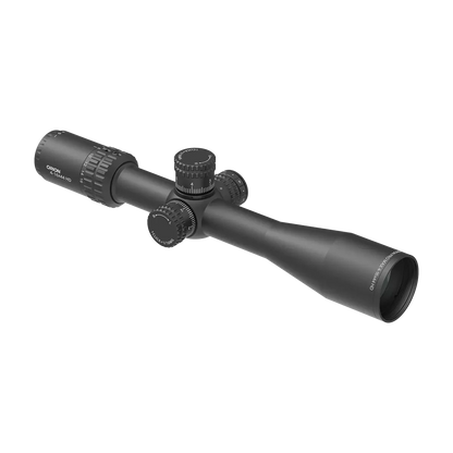 Orion Pro MAX 4-16x44 HD Zielfernrohr mit FFP-MIL-Absehen und Zero-Stop-System für präzise Zielerfassung bei variabler Vergrößerung.