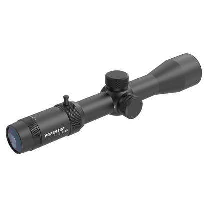Forester JR 3–9×40 SFP Zielfernrohr mit seitlichem Zoomhebel und klarer Objektivlinse. Optimal für MPVO SFP Anwendungen auf mittlere Distanzen.