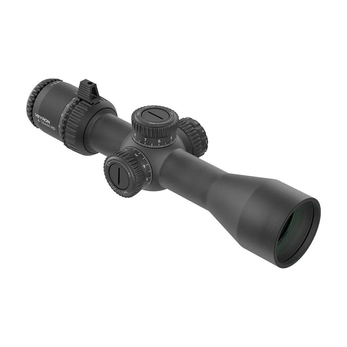 Veyron GenII 4-16x44 HD CTR Zielfernrohr mit robustem Gehäuse und fein justierbaren Türmen für präzise Schüsse.