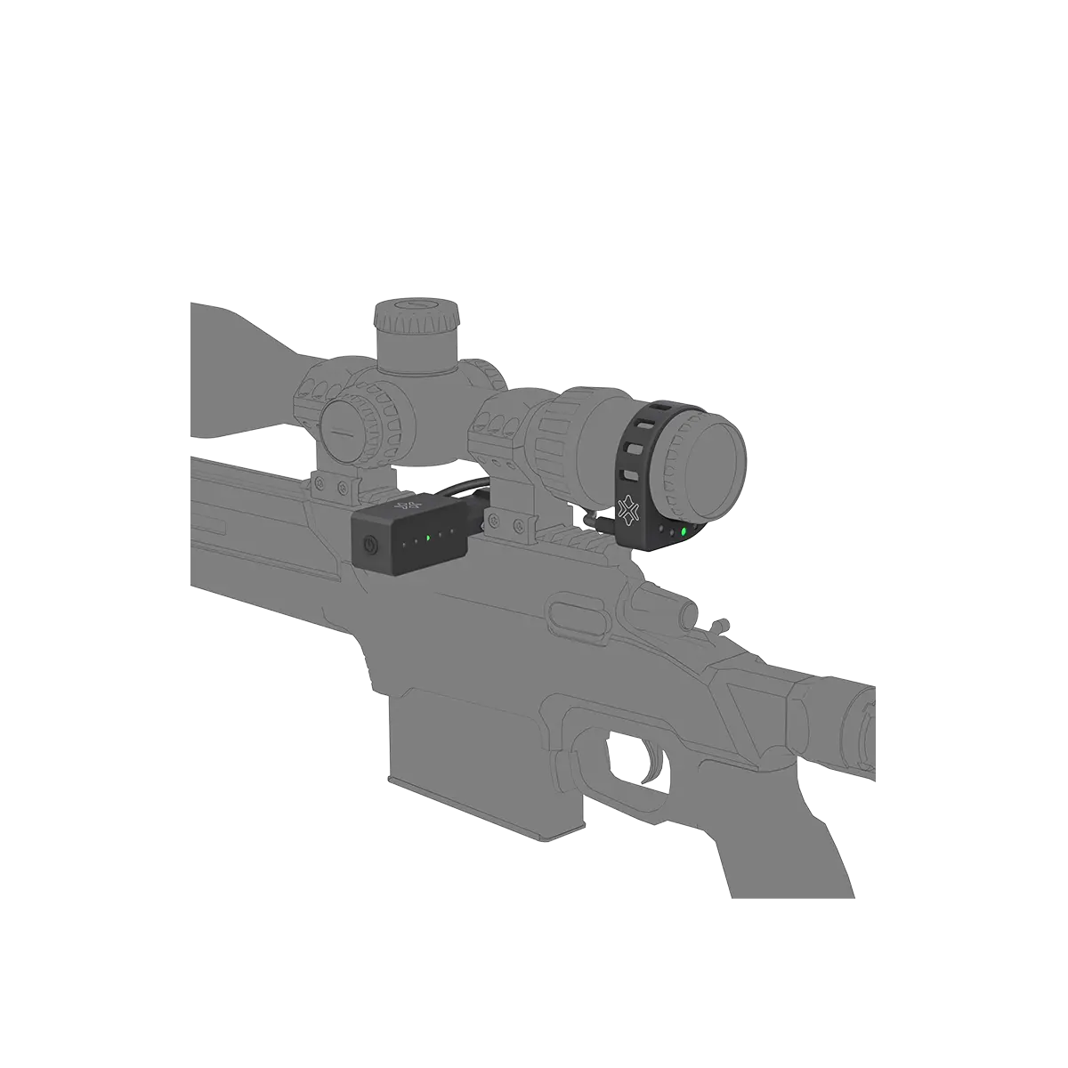 Montage der elektronischen Wasserwaage SCACD-28 auf Schusswaffe, präzises Ziel- und Ausrichtungs-Tool