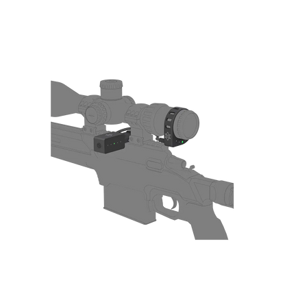 Montage der elektronischen Wasserwaage SCACD-28 auf Schusswaffe, präzises Ziel- und Ausrichtungs-Tool