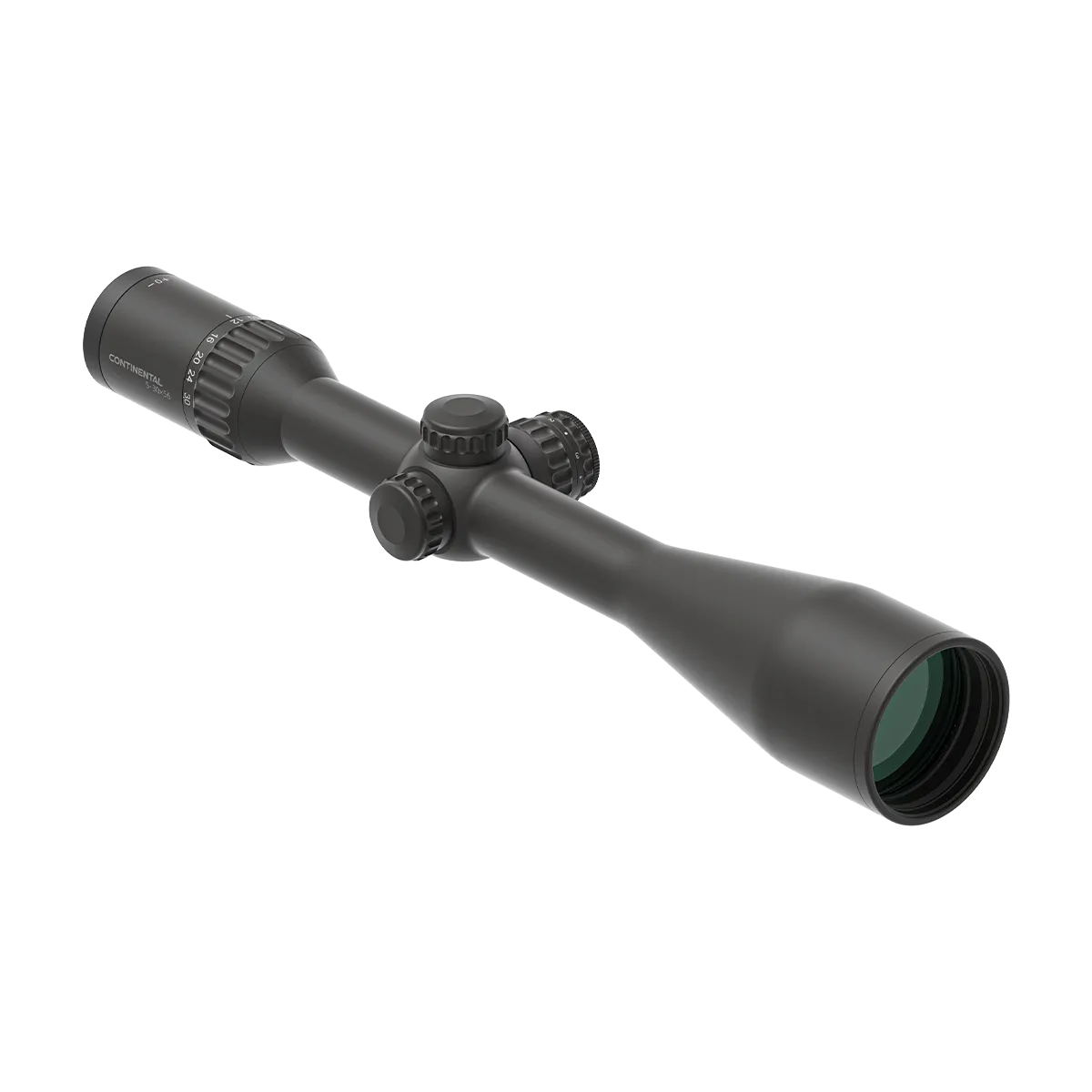 Hochwertiges Vector Optics Continental x6 5-30x56 SFP Fiber SCOL-66 Zielfernrohr mit beleuchtetem G4-Absehen für weite Distanzen.