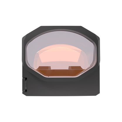 Frenzy-X 1×19×26 GenII - Vector Optics | Frontansicht des Red Dot Visiers mit klarer Linse und weitem Sichtfeld für präzises Zielen.