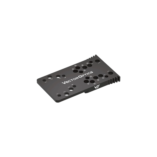 Universal Montageplatte CZ Shadow Red-Dot Adapter SCFRM-21 aus Aluminium mit mehreren Bohrungen für Frenzy-Serie, passend für CZ Shadow 2.