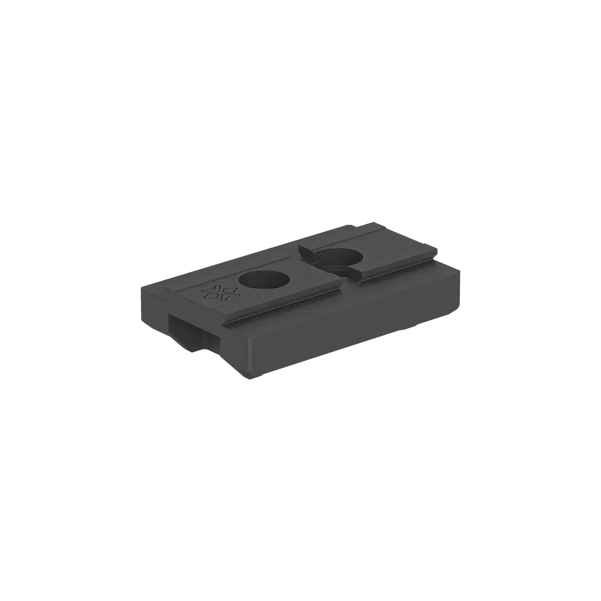 VAS™ Adapterplatte mit RMR Footprint für präzise Optikmontage. Perfekt für AR-15-Zubehör mit Fokus auf Flexibilität und Stabilität.