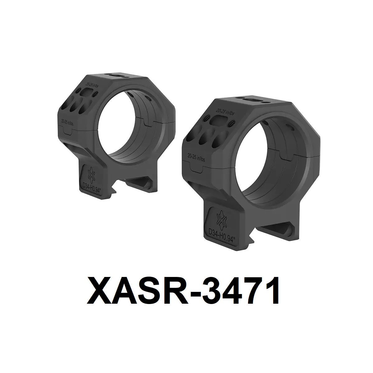 Alu-Ringe 34mm X-MOD | Diverse Grössen (XASR-3471 / XASR-3472 / XASR-3473)