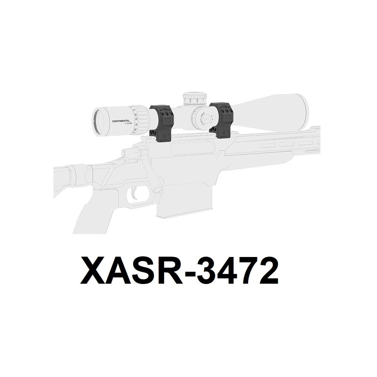 Alu-Ringe 34mm X-MOD | Diverse Grössen (XASR-3471 / XASR-3472 / XASR-3473)