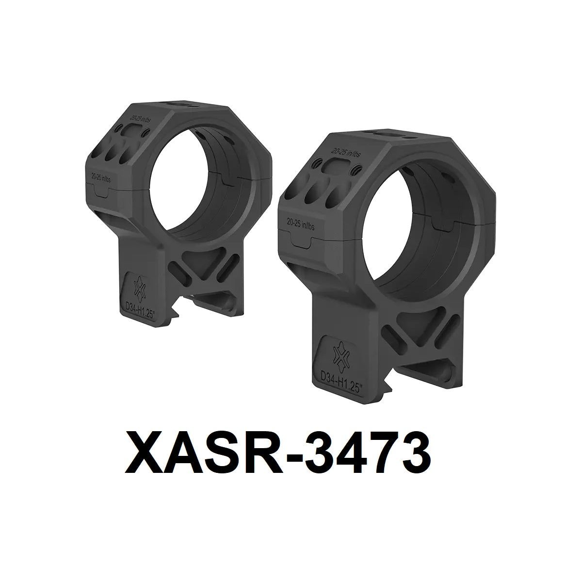 Alu-Ringe 34mm X-MOD | Diverse Grössen (XASR-3471 / XASR-3472 / XASR-3473)