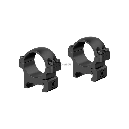 Stahlringe XASR-S01 für Zielfernrohre mit 25,4mm Durchmesser. Präzise Passform für 21-mm Picatinny-Schienen, ideal für Sportschützen.