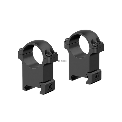 Stahlringe XASR-S03 mit hoher Bauform für Zielfernrohre. Perfekt für 25,4mm Optiken auf 21-mm Picatinny-Schienen, ideal für Präzisionsschützen.